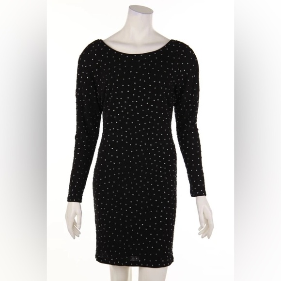 Jimmy Choo for H&M Rhinestone Dress Low Back Size XS - Picture 1 of 16